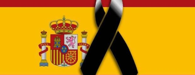 Bandera España Luto