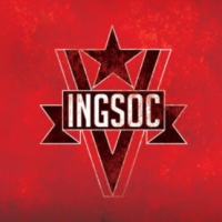 1984 de George Orwell 1984 Ingsoc Big Brother Political Flag Poster